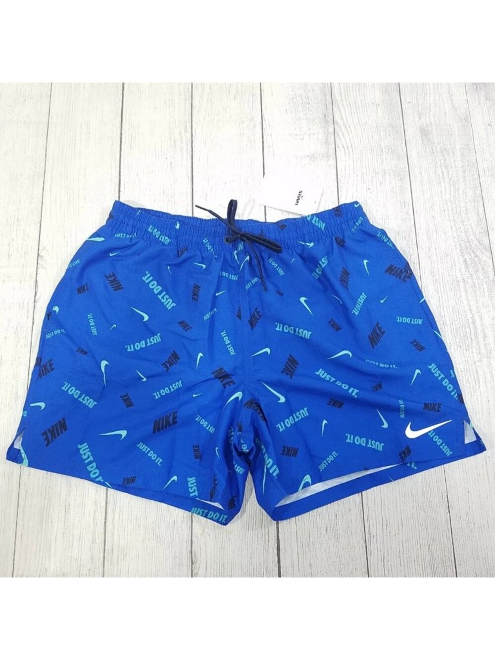 Nike Logofetti Just Do It 5" Volley Swim Trunks Mens Size Large